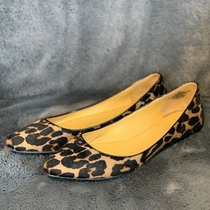 Nine West Leopard Flats